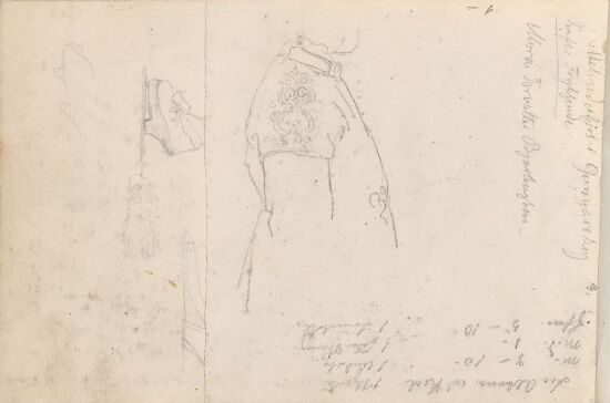 Studie av mannsdrakt