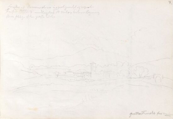 Grottaferrata sett fra Marino