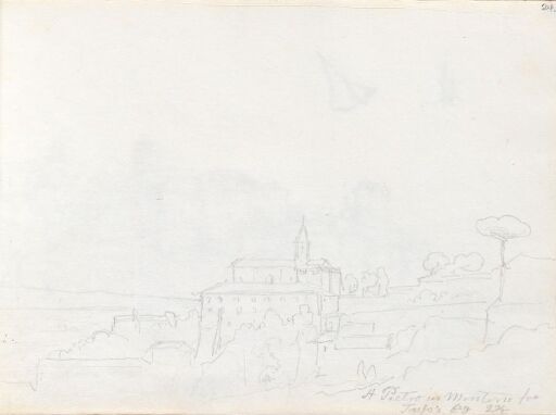 San Pietro in Montorio sett fra Tassos eik