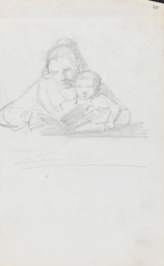 Claudine Tidemand leser for sin sønn