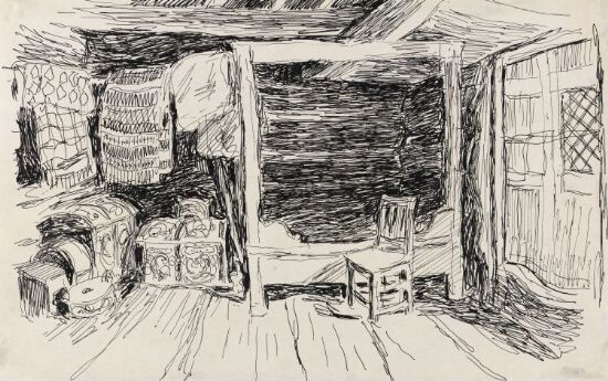 Attic Interior, Farm in Rauland