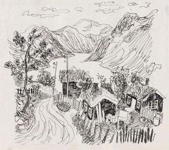 Plass ovenfor Otta elv, Vågå