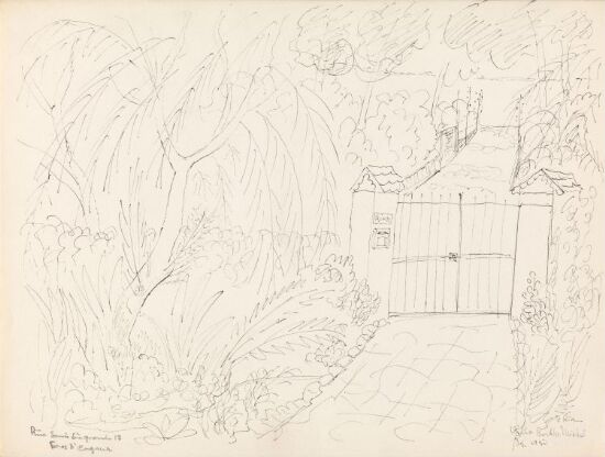 Port til Villa Berthe Michel, Cros-de-Cagnes