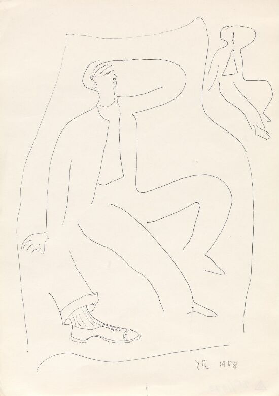 Figurstudie til Norrønafolket det vil fare I