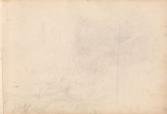 Riss av skogsinteriør