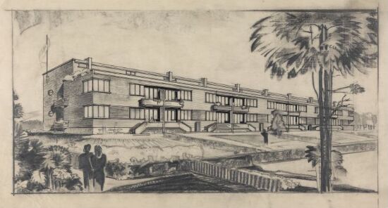 Rekkehus i Oddernesveien