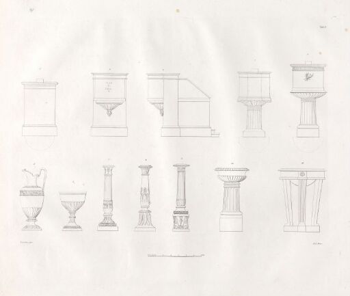 Designs for Church Buildings on the Norwegian Contryside. Plate 9