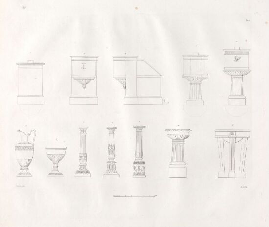 Designs for Church Buildings on the Norwegian Contryside. Plate 9