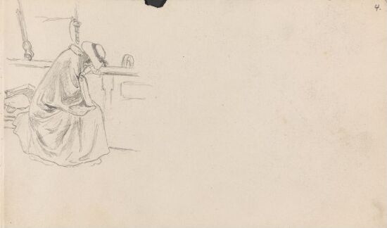 Gråtende kvinne på dekk