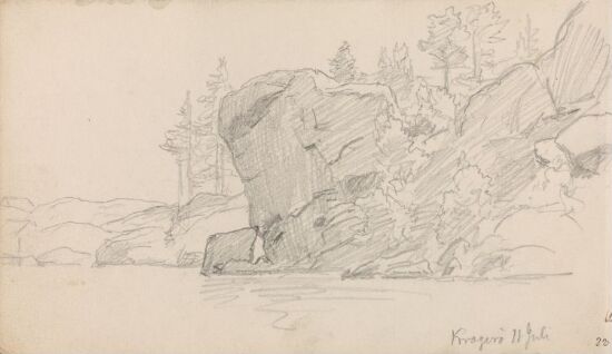 Klippe ved kysten, Kragerø