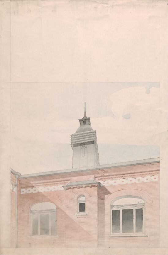 Fra Finansdepartementets gårdsfasade