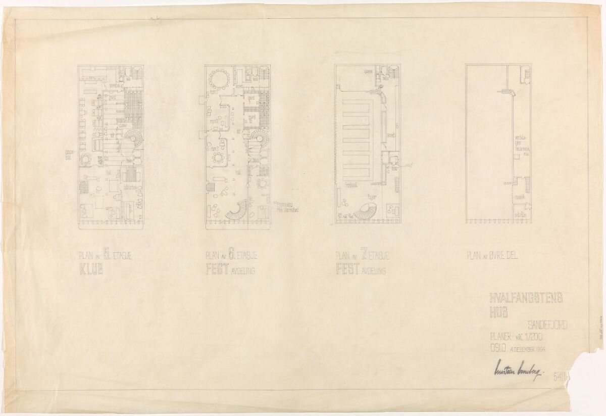Arnstein Arneberg, Hvalfangstens hus Nasjonalmuseet Samlingen