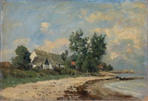 Hus ved stranden