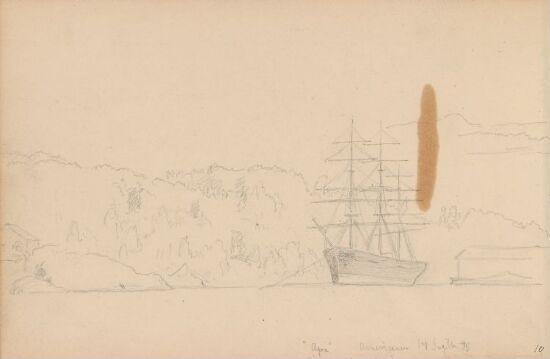 Skipet "Agra" til ankers