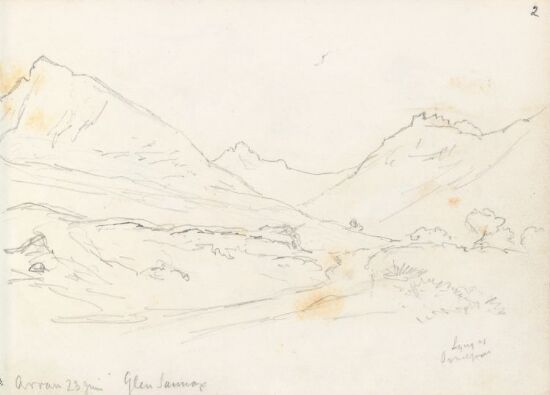 Fra Glen Sannox, Arran