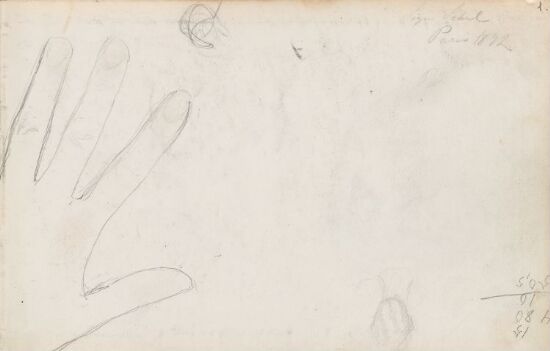 Riss av hånd; riss av hode