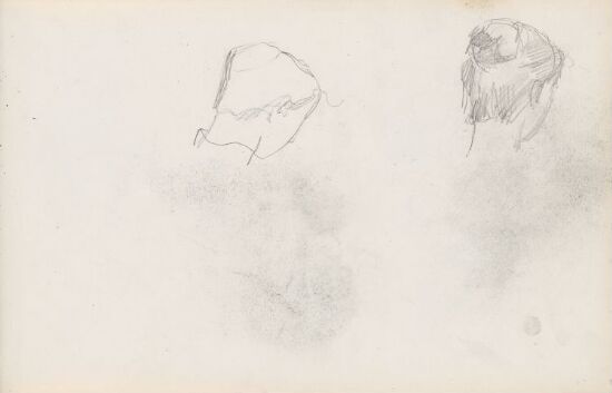 To riss av et kvinnehode bakfra