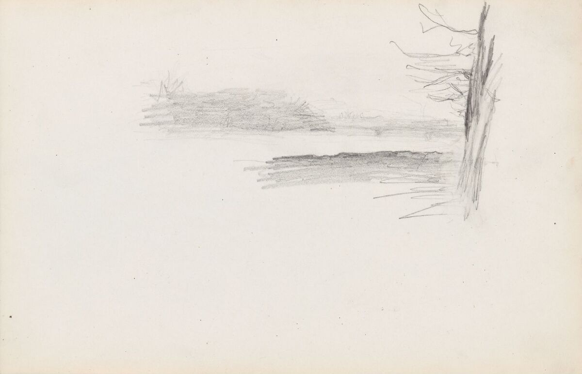 Signe Scheel, Landskap med tre – Nasjonalmuseet – Collection