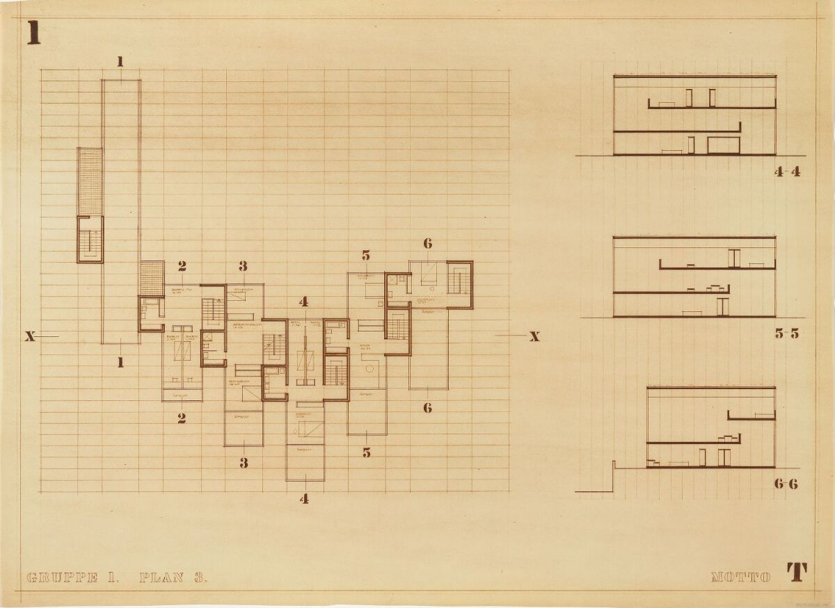 Sverre Fehn, Housing Project, Tønsberg – Nasjonalmuseet – Collection