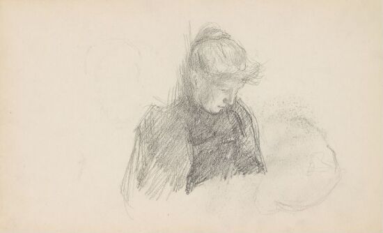 Kvinneportrett; riss