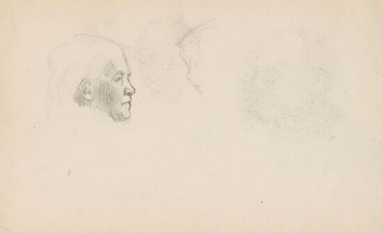 Kvinneportrett; riss