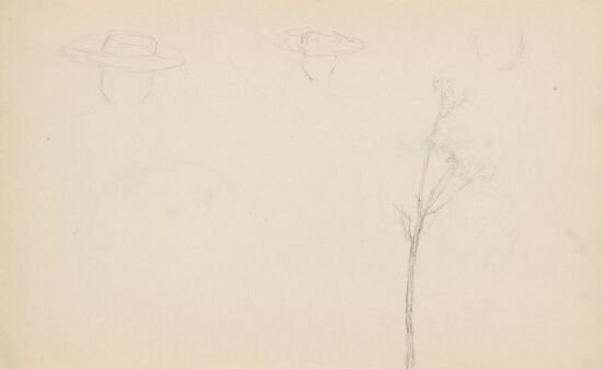 Riss av hoder; blomst