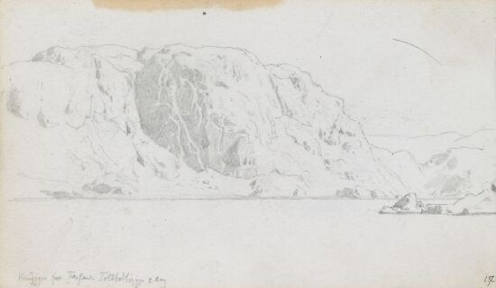 Knyggen sett fra Tollbodbryggen i Farsund