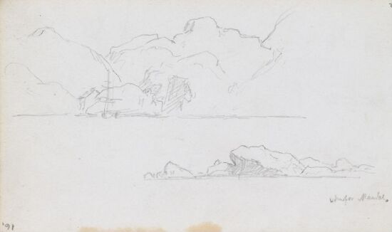 Fra kysten utenfor Mandal