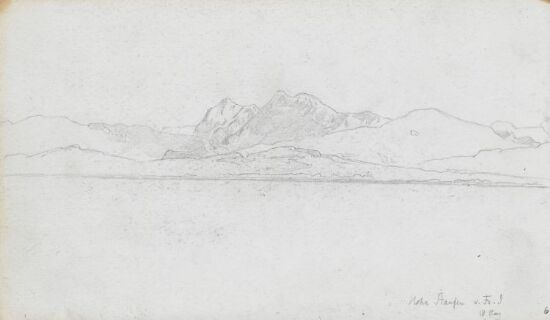 Utsikt mot Hochstaufen fra Frauenchiemsee