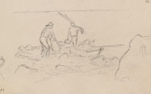 Fiskere på stranden