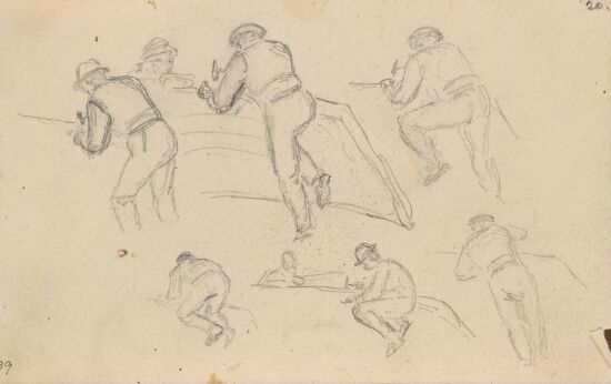 Studier av båtbygger