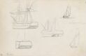 Studier av skip og seilbåter