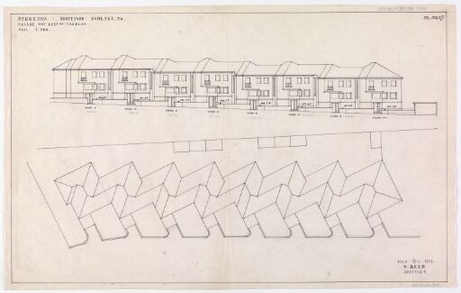 Design for Terraced Houses in Professor Dahls gate