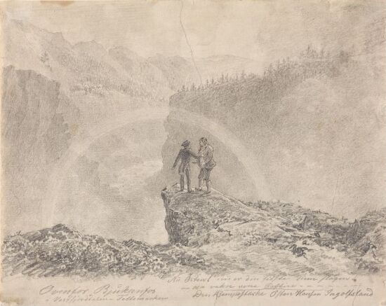 Ovenfor Rjukanfossen