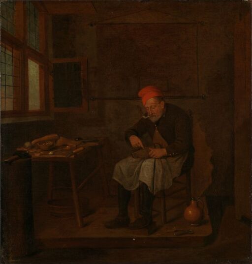 Skomaker i sitt verksted