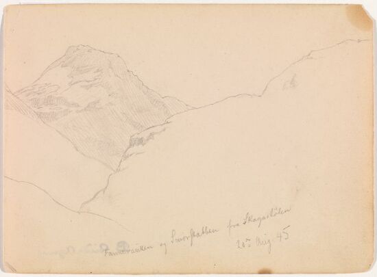 Fannaråki sett fra Skagastølen