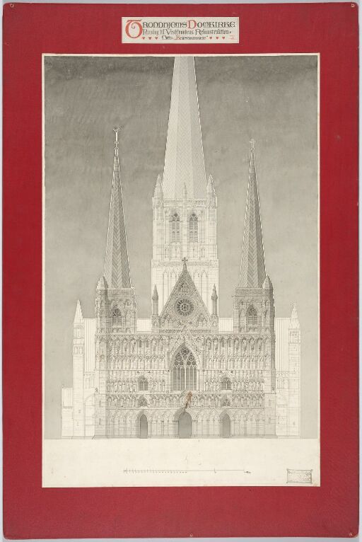 Christ Church. Proposal for Reconstruction of the West Front at Throndheim Cathedral