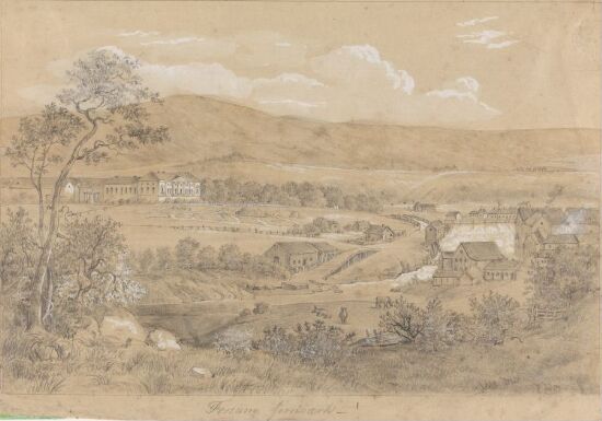 Fossum jernverk. Etter J. Frich