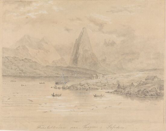 "Fiskebøltinden" i Lofoten. Etter A. Mayer