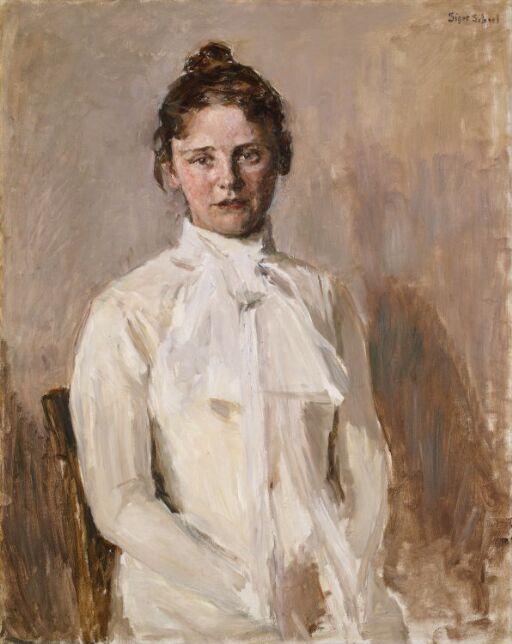 Portrait of Valborg Nicolaysen, the Artist's Sister