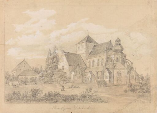 Trondheims domkirke. Etter C.M. Tegner