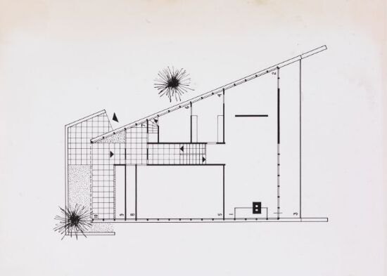 Villa Weidemann. Plan av første etasje