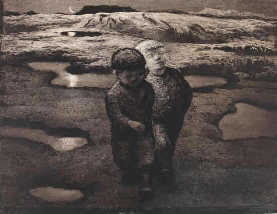 Guttene over fjellet