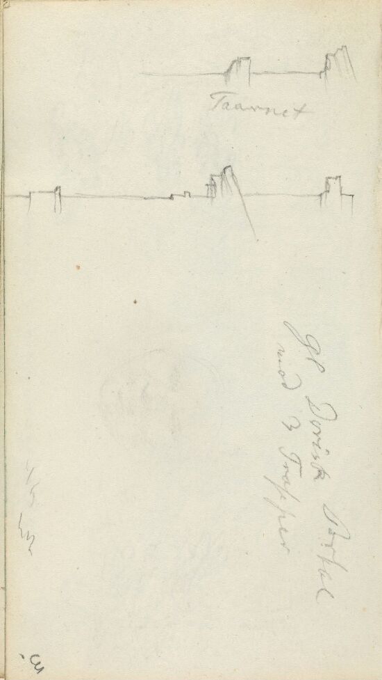 Riss av festningsbygg