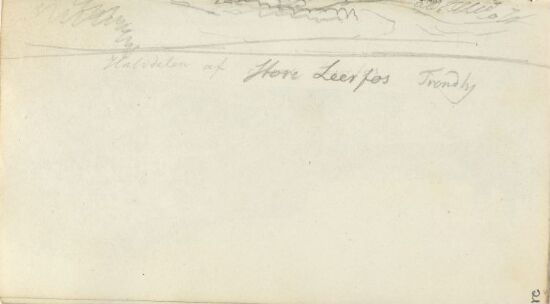 Utsikt mot Øvre Leirfoss, Trondheim (detalj)