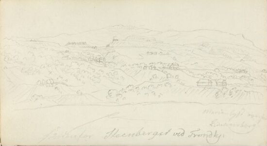 Utsikt mot Steinberget, Trondheim