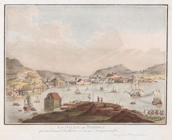 Bergen sett fra Hegrenes batteri