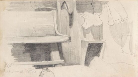 Interiør fra årestue på Åkre