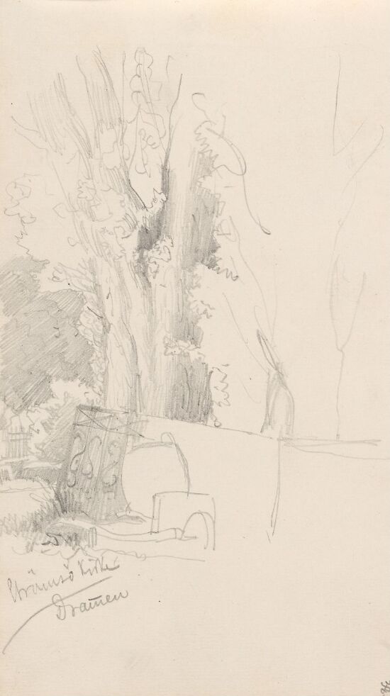 Ved Strømsø kirke i Drammen