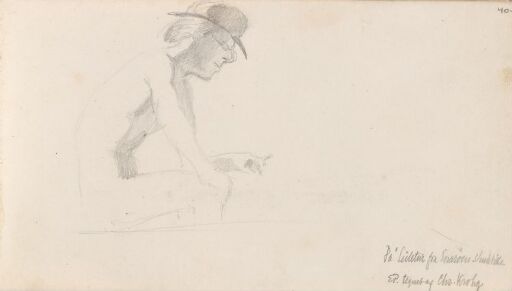 Eilif Peterssen på seiltur